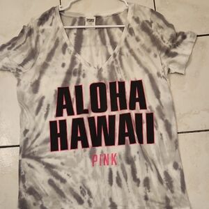 Pink Aloha Hawaii Tie-Dye T-Shirt